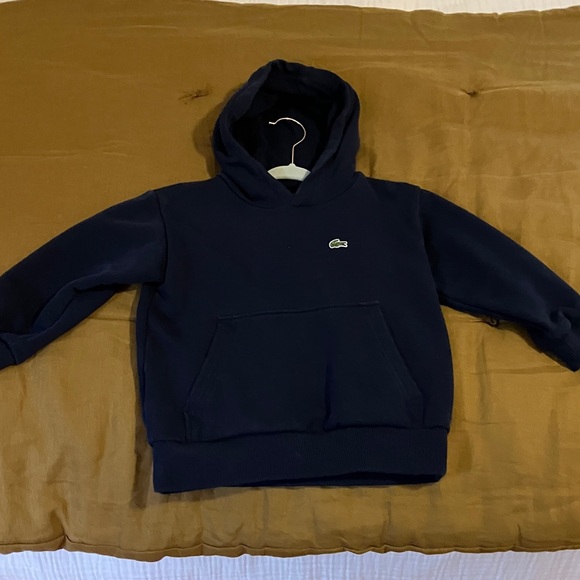 Lacoste Dark Blue Hoodie - Picture 1 of 4